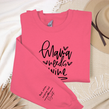 Personalized Sarcastic Mom Life Sweatshirt - Funny Wine Lover Gift for Any Occasion