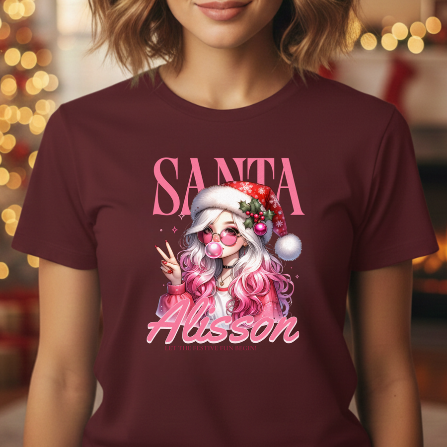 Personalized Santa Baby Tee