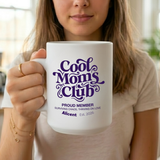New Mom Gift Mug - Fun Cool Moms Club Est 2026 Mug - First Time Mom & Baby Shower Gift