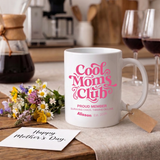 New Mom Gift Mug - Fun Cool Moms Club Est 2026 Mug - First Time Mom & Baby Shower Gift