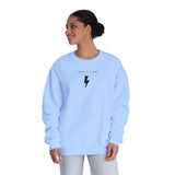 Unisex Lightning Bolt Crewneck Sweatshirt | Casual, Trendy, Cozy, Gift Idea, Everyday Wear