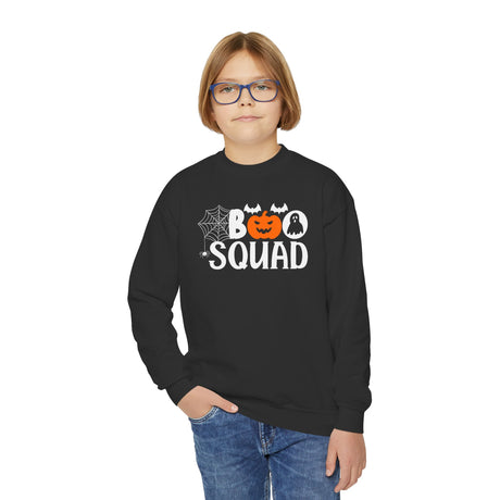 "BOO SQUAD" Kids Sweatshirt: Perfect for Trick or Treating!
