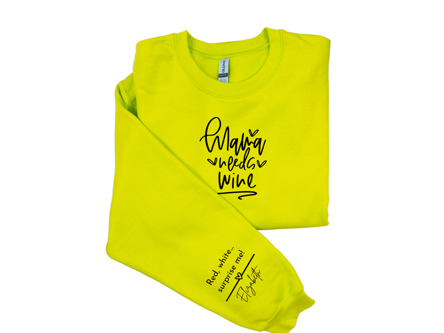 Personalized Sarcastic Mom Life Sweatshirt - Funny Wine Lover Gift for Any Occasion