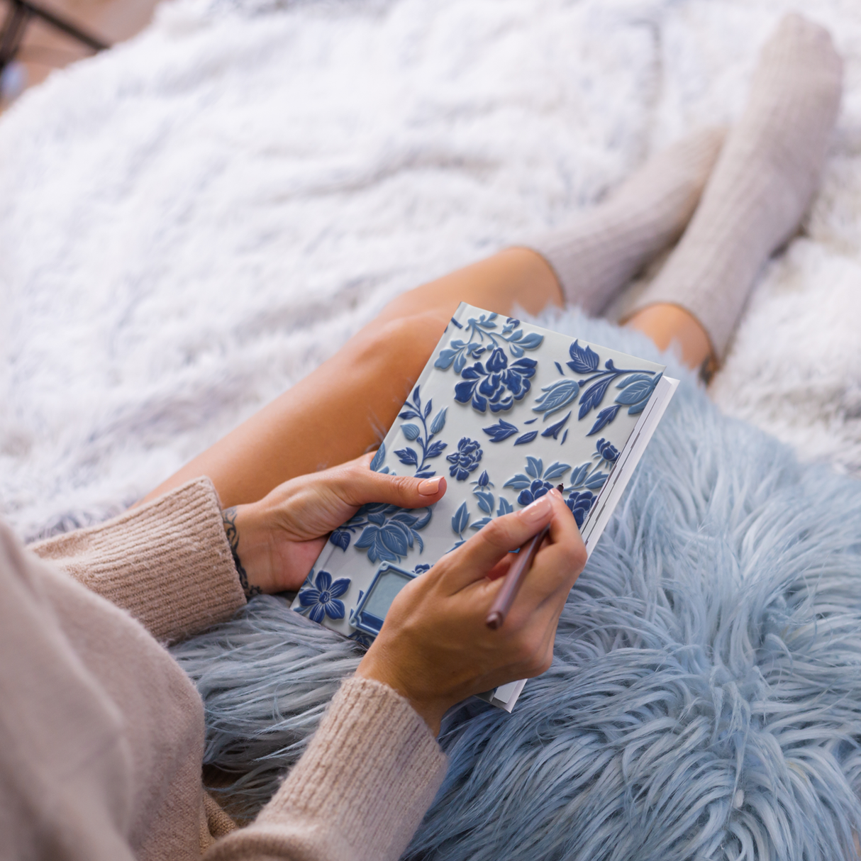 The Heart of the Home' 3D Textured Journal – Custom Keepsake for Mom