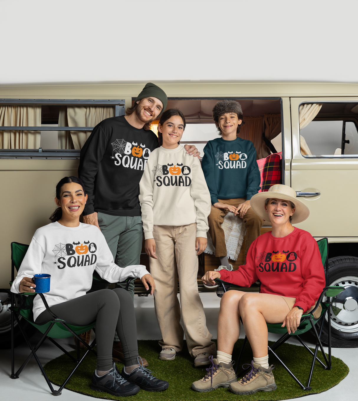 Halloween Personalized Sweatshirt: A Matching Set for Family, Friends, or Couples