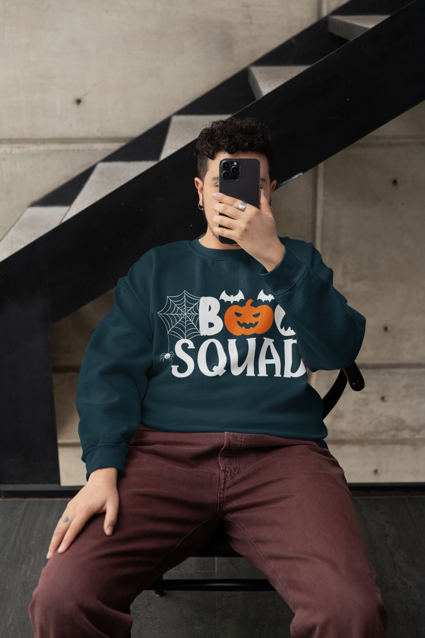 Halloween Personalized Sweatshirt: A Matching Set for Family, Friends, or Couples