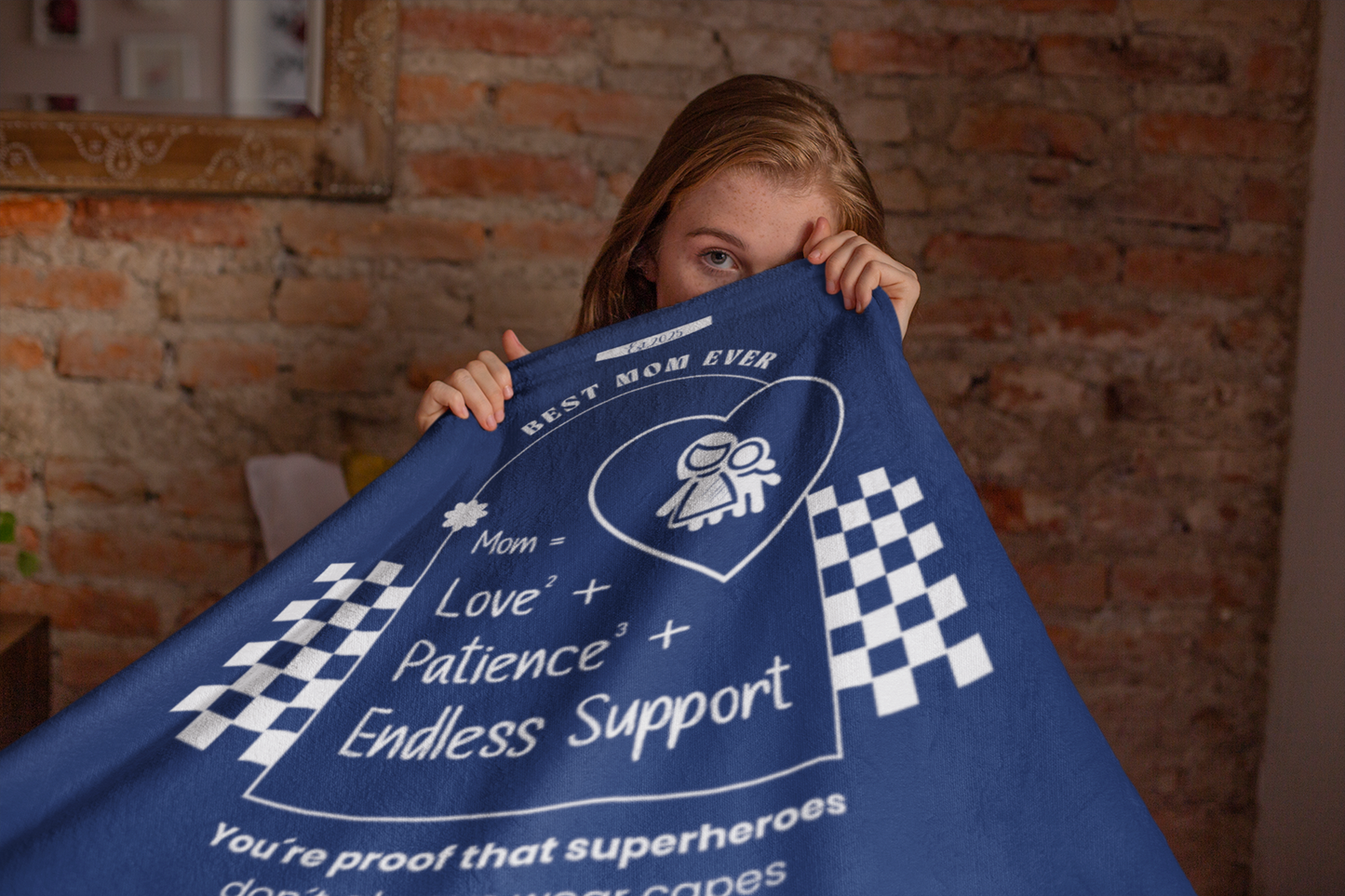Personalized Velveteen Plush Blanket: Comfort and Warmth for Your Home