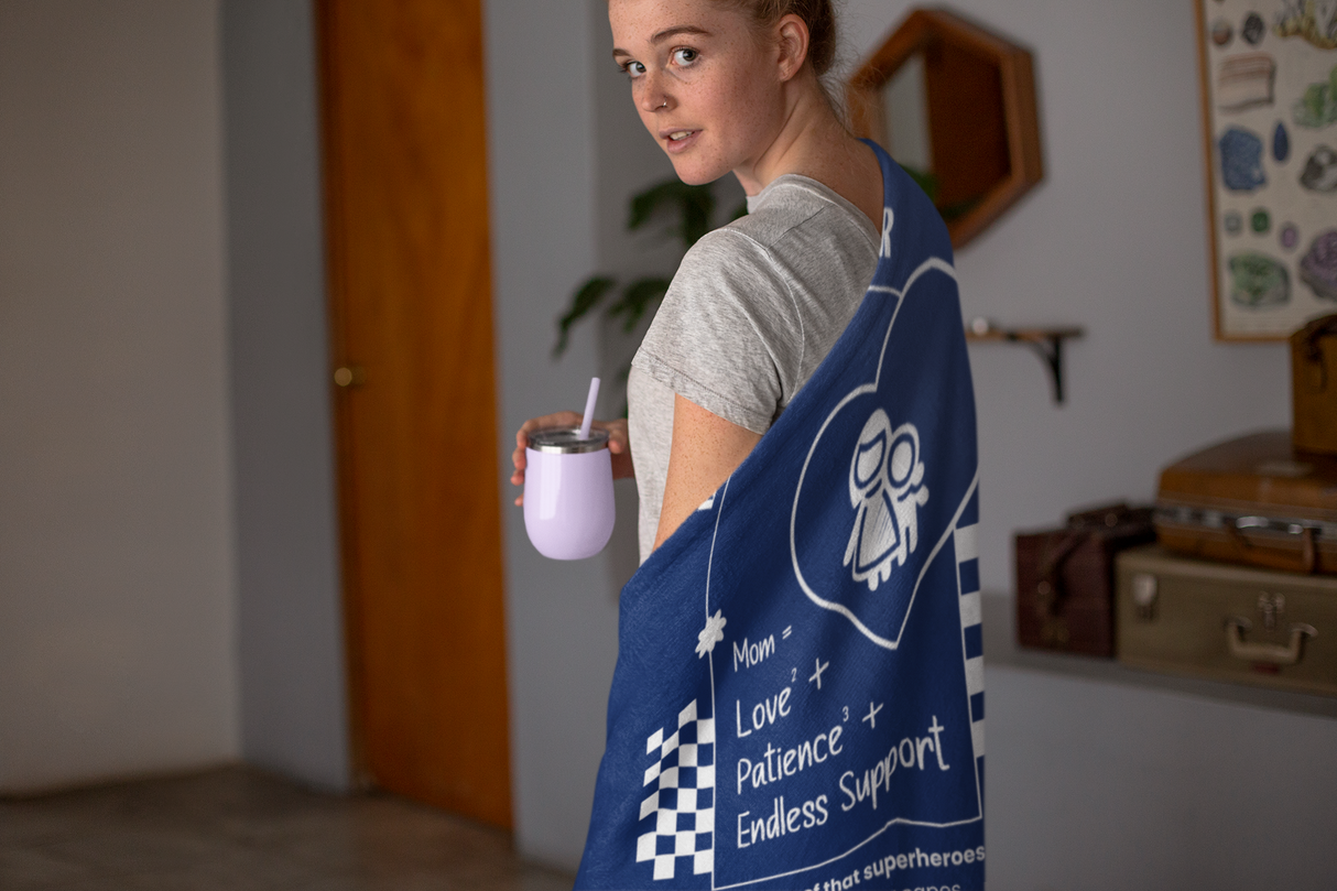 Personalized Velveteen Plush Blanket: Comfort and Warmth for Your Home