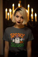 Spooky Season - Halloween T-Shirt, Ghost Design, Fall Fashion, Halloween Party, Cute Casual Wear