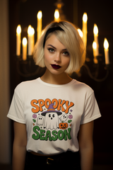 Spooky Season - Halloween T-Shirt, Ghost Design, Fall Fashion, Halloween Party, Cute Casual Wear