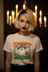 Spooky Season - Halloween T-Shirt, Ghost Design, Fall Fashion, Halloween Party, Cute Casual Wear
