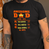 Personalized Funny Dad T-Shirt - Custom Legend Tee for Father's Day, Husband & Grandpa