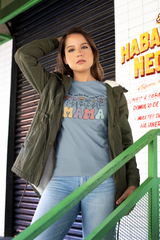 Retro Mom Floral T-Shirt - Wildflower Gift for Her